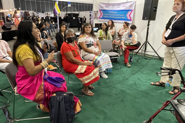 Activists at AIDS 2022 Conference