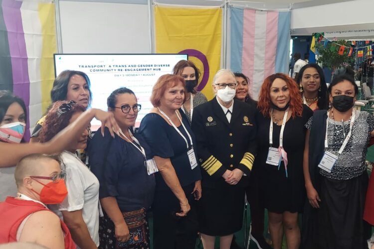 Activists at AIDS 2022 Conference