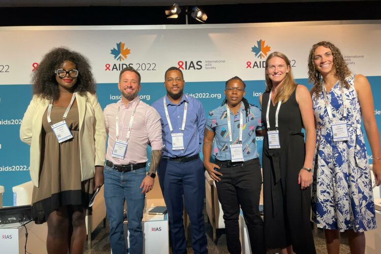 Activists at AIDS 2022 Conference