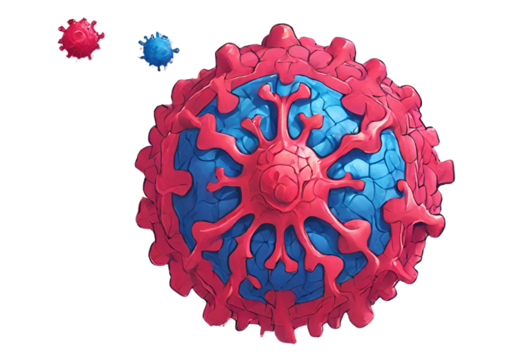 AI Generated Image of a Virus