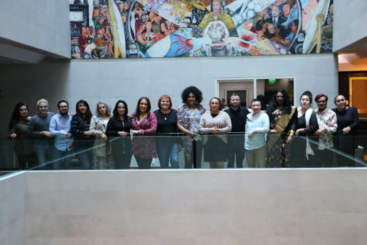 Group photo of Activists at Mexico TRANSIT Smart Guide Workshop