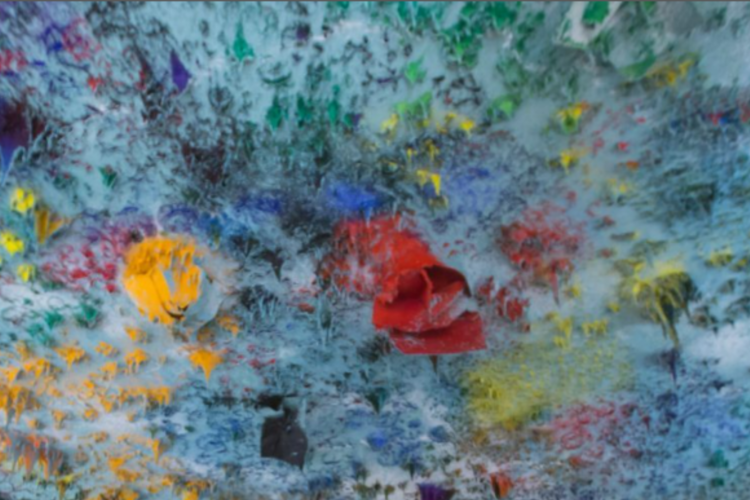 A photograph from the ceiling of UN Geneva Headquarters room