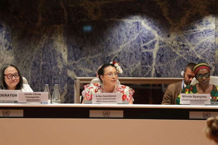 Erika Castellanos at UNAIDS PCB