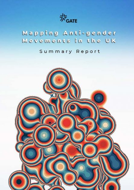 Screenshot of document cover page with the tile: Mapping anti-gender movements in the UK
