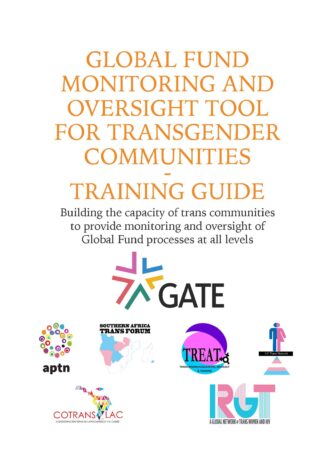 GF Monitoring Oversight Tool for Trans Communities Training Guide CoverPage