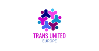 Trans United Europe logo. Partner organization of the Global Trans Conference