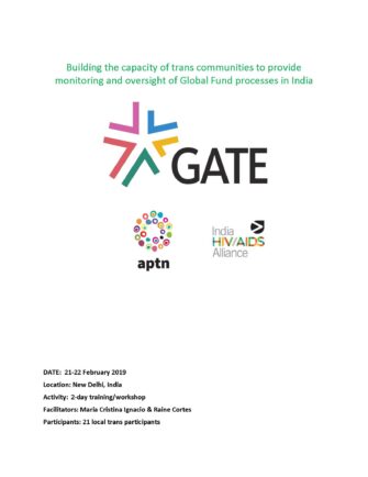 India CRG SI Country Report CoverPage