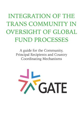 Integration of the Trans Community in Oversight of Global Fund Processes CoverPage