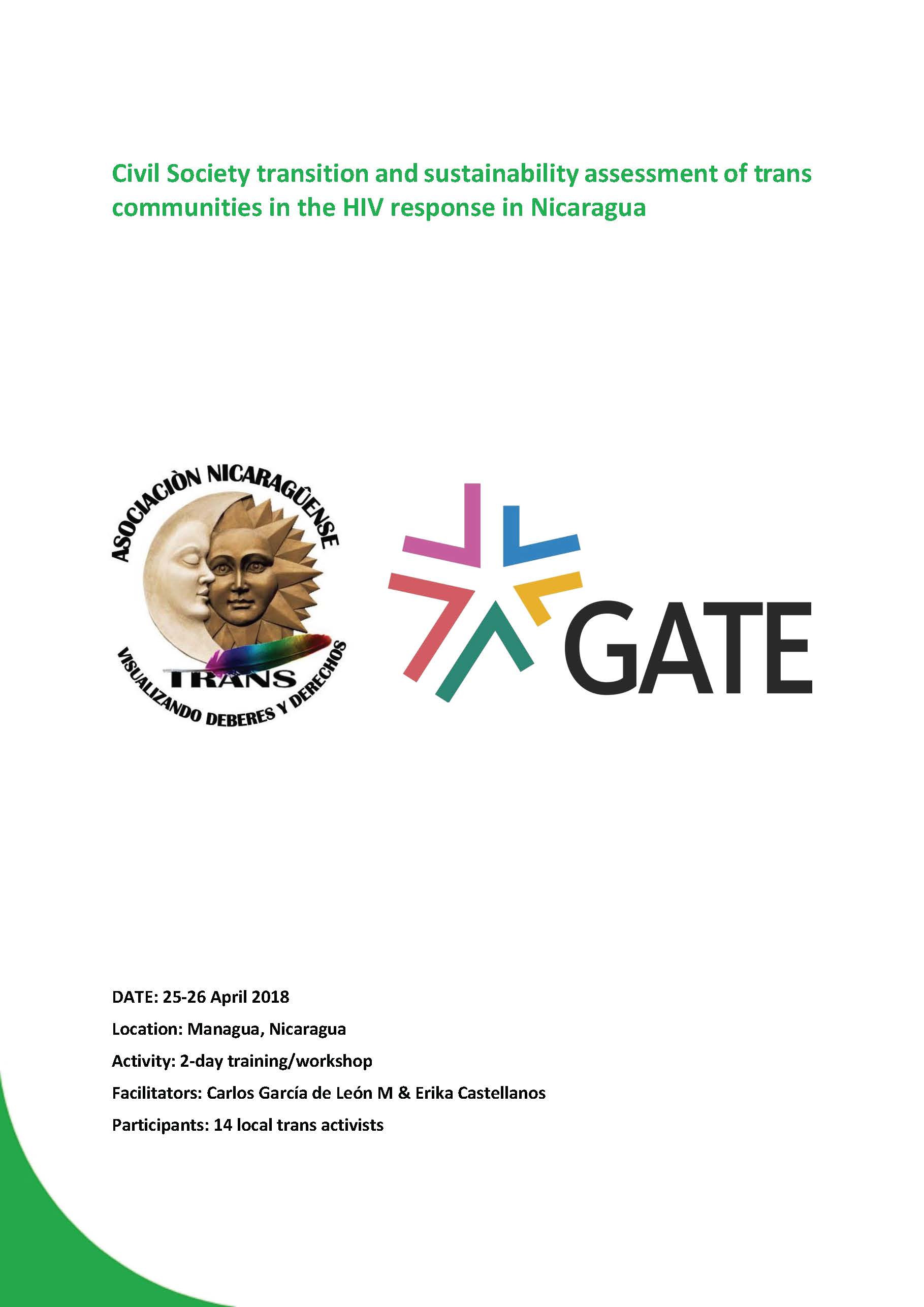 Nicaragua CRG-SI Country Report document — GATE | Global Action for ...