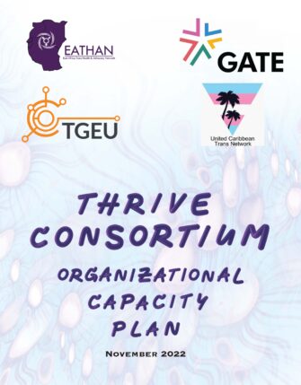 THRIVE Consortium Organizational Capacity Plan CoverPage