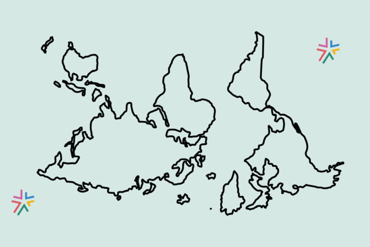 GATE's regional classification map
