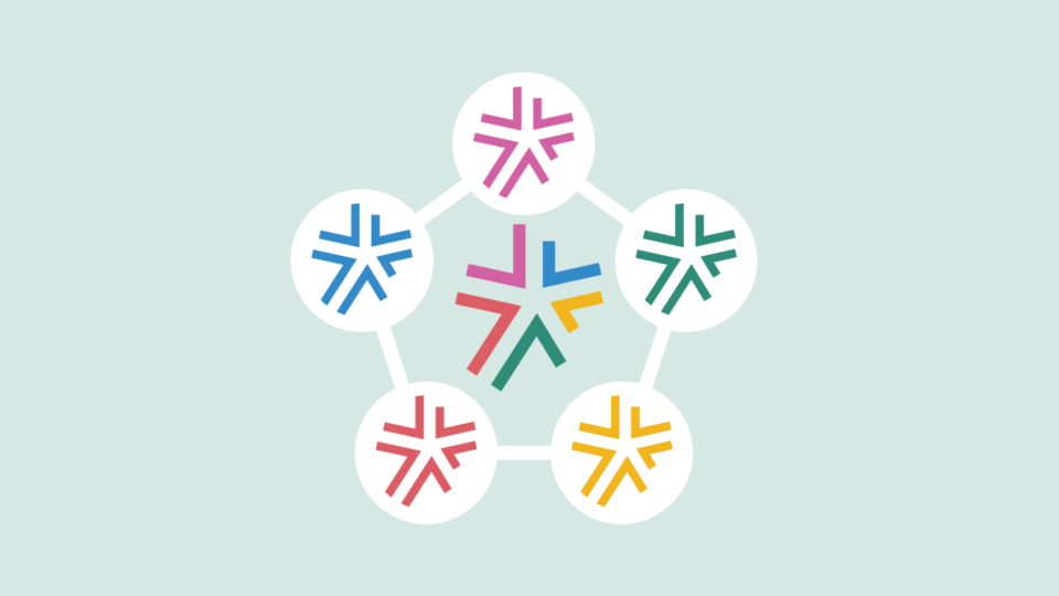 GATE Membership structure symbol with colorful asteriscs