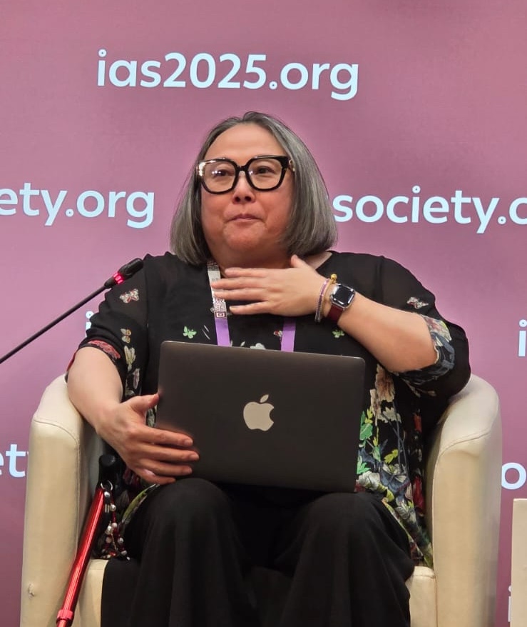 Cecelia Chung of Transgender Law Center speaking at IAS 2025