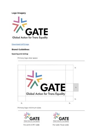 Membership Guidelines for GATE logo use Page 3