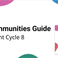 Joint Communities Guide on GC8
