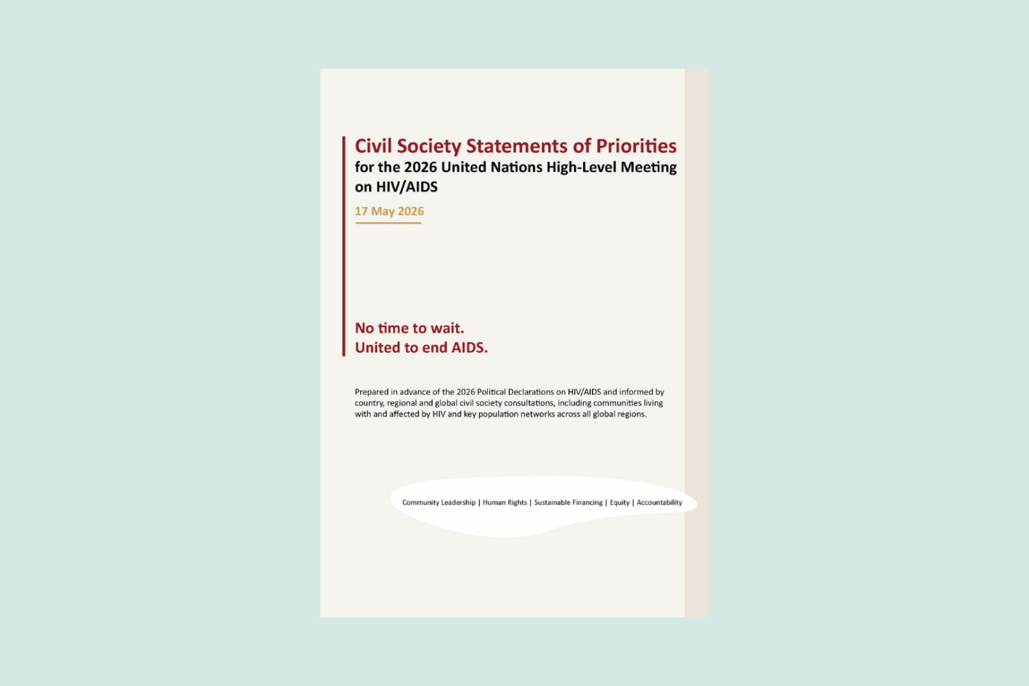 Civil Society Priorities for the 2026 United Nations High-Level Meeting ...