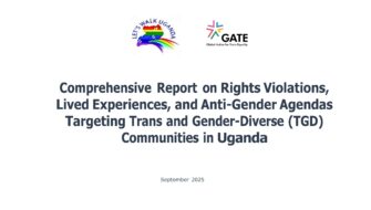 Comprehensive Report on Rights Violations Let's Walk Uganda & GATE Page 01