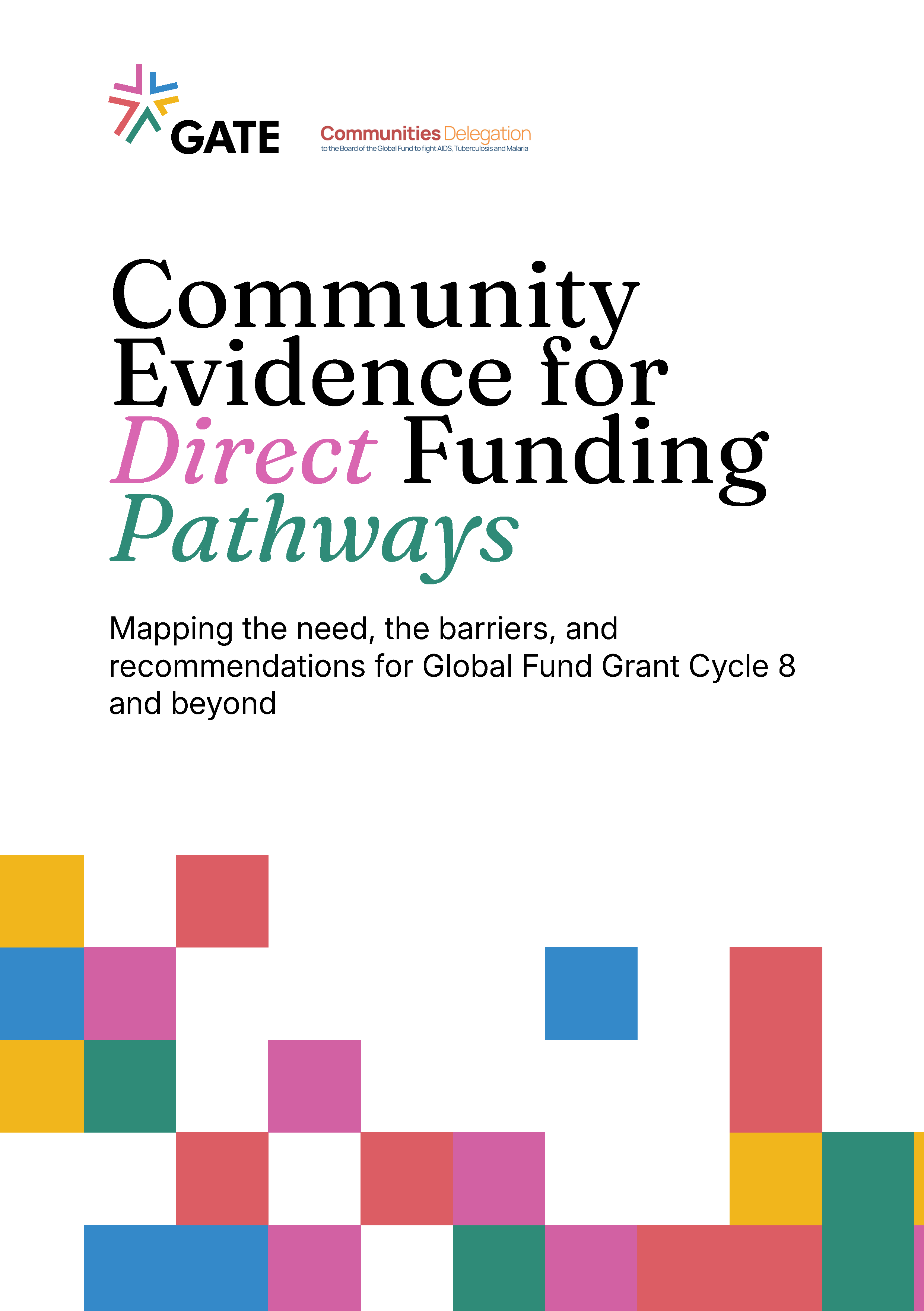 Community Evidence for Direct Funding Pathways Page 01