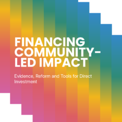 Financing Community Led Impact Page 01
